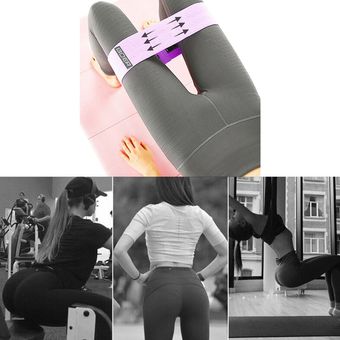 1 PCS de látex anti-slip anillo elástico cadera gimnasio squat banda de resistencia de la banda tramo Yoga Bandas EVO Resistencia Tela 
