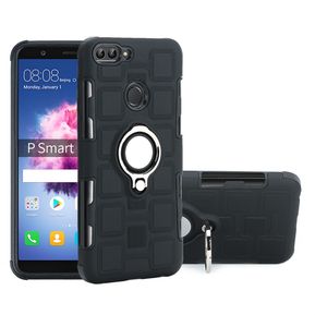 Carcasa Huawei P Smart con soporte de anillo giratorio