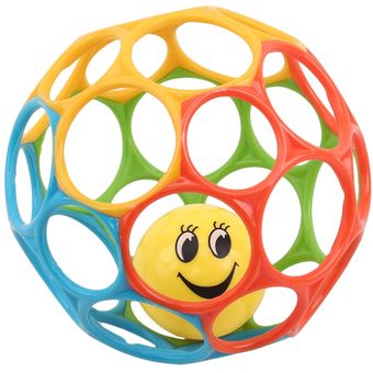 #L with bell pelota para morder sonajero extraíble juguete creativo infantil interactivo Campana juguetes para bebés bola colorida para atrapar la bola con orificio 