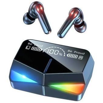 Tecno Auriculares inalámbricos para juegos con micrófono, auriculares  Bluetooth de latencia ultra baja de 50 ms, cancelación de ruido,  auriculares