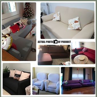 Funda cubresofá de Color sólido para sala de estar,LICRA elástico,funda de sofá,toalla de sofá elástica #Green 