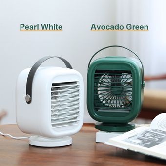 Rotativo portable del ventilador del ventilador fría agua silenciosa de carga USB para oficinas pequeñas Para Ventilador 
