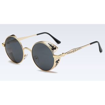 Gótico polarizado Gótico gafas de sol con espejo de espejomujer 