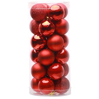 24 PCS Partido Piedras de bola brillante del árbol de navidad Decoración de la boda fuera de la Florida 