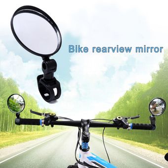Extremo del manillar del espejo retrovisor de bicicleta negro de 15 