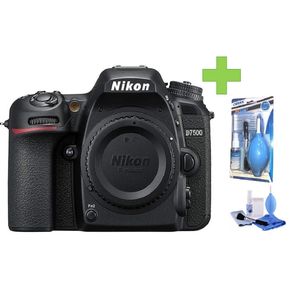 Cámara Nikon D7500 20.9 MPX Solo Cuerpo-Negro+Obsequio Kit De Limpieza