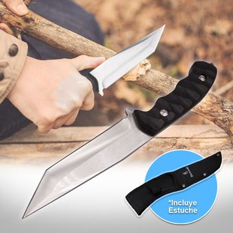 Cuchillo Supervivencia Táctico Camping Pesca Con Estuche RF JF-58 –