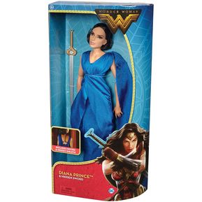 Dc Comics Wonder Woman Diana Prince And Hidden Sword Doll Brun
