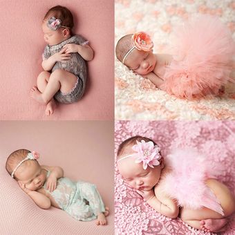 Accesorios de fotografía recién nacido traje lindo flor ac 