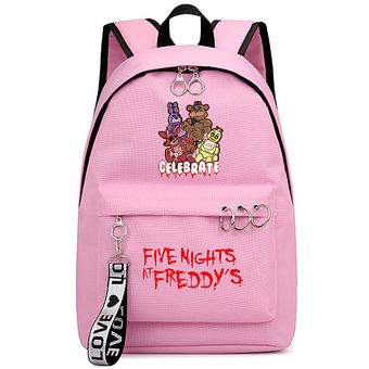 Five Nights at Freddy's Mochila Casual para Niños-Rosa 
