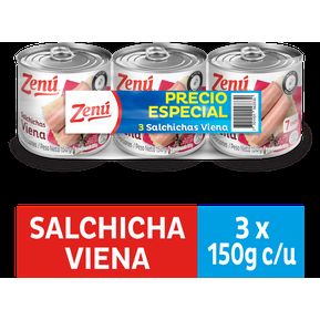 3 salchichas Viena ZENU x 150 g