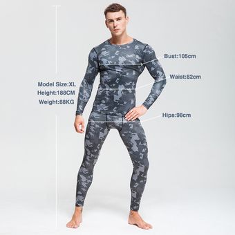 Conjunto deportivo de camuflaje para hombre para correr ropa de entrenamiento atlético 