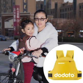 Montar bicicleta arnés eléctrico del cinturón de seguridad del vehículo de la motocicleta de los niños 
