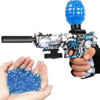 Pistola De Hidrogel Automática Con Laser Silenciador Toy Gun