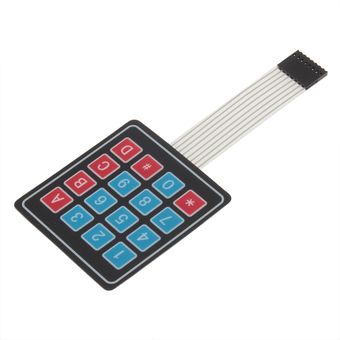 Nueva Alta calidad de matriz 4 x 4 interruptor de membrana de 16 teclas del teclado teclado 
