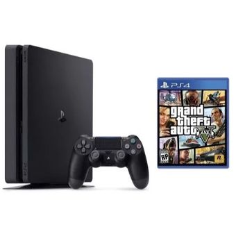 Consola PS4 Slim 500GB + Grand Theft Auto V