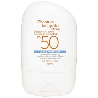 Natura - Loción Protectora Facial FPS 50 Piel Normal a Seca | Linio Perú -  NA350HB06YR9YLPE