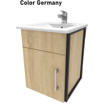 Mueble de baño Temis con lavabo Alto 82 cm fondo 45 cm