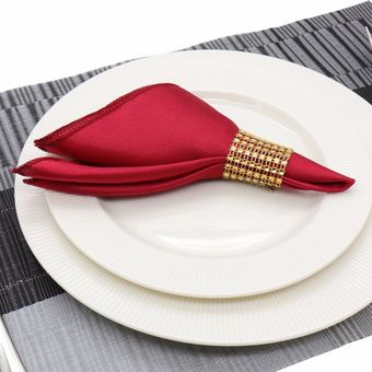 50 Uds 30cm cuadrado de servilletas de pañuelo para Hotel para fiesta de boda mesa de restaurante de decoración del hogar de la cena de servilleta de paño 