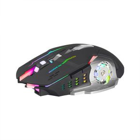 Mouse Gamer Inalámbrico 6 botones Luz Led Levo