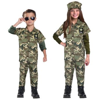 Disfraz de Soldado - Traje de Militar - Disfraces para Niñas y Niños