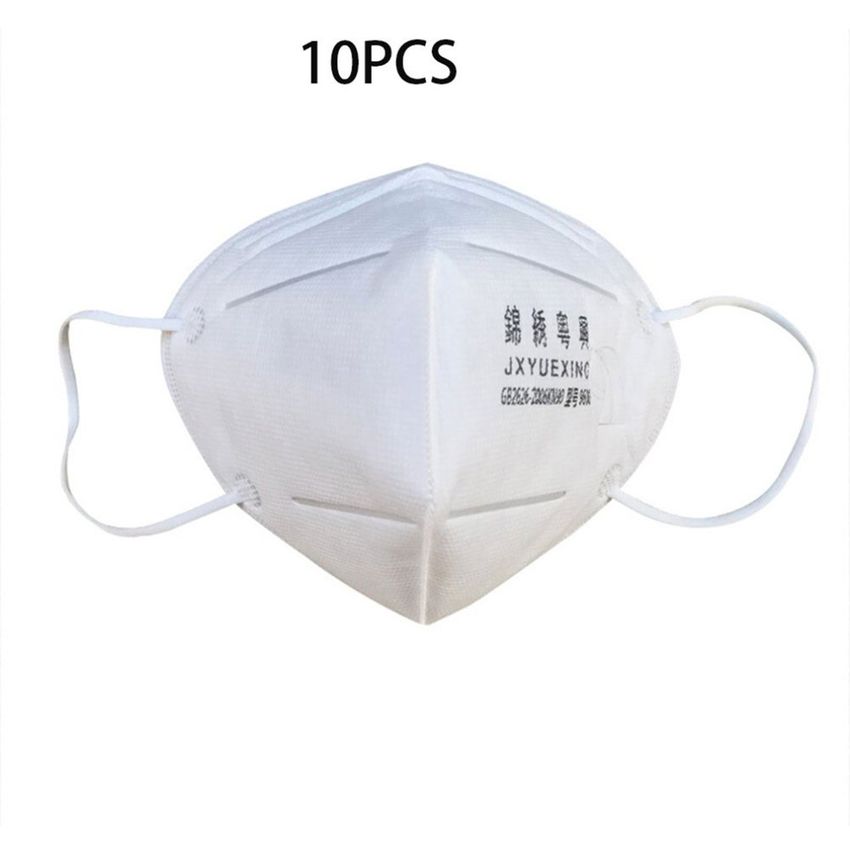 10 unids / bolsa transpirable hombres mujeres no tejidas máscara desechable de la cara máscara anti-polvo
