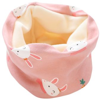 pañuelo de felpa cálido para primavera e invierno Bufanda de algodón para bebés y niños pañuelo de cuello grueso cuello de anillo de cuello 