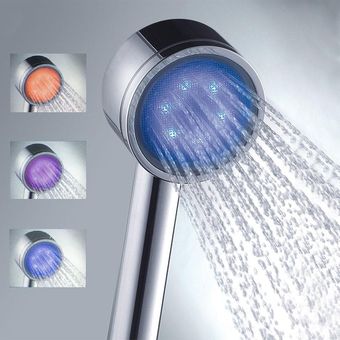Gappo Colorful LED Cabezal de ducha accesorios de baño Sensor de tempe 