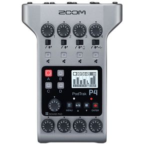 Grabadora de Audio ZOOM P4 4 entradas XLR/4 salidas audífonos/SDXC