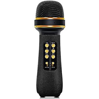ws-898 Micrófono de karaoke 7 en 1 Altavoz Bluetooth portátil 