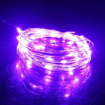 5m 50 LED Silver Wire Christmas Body Party String Light Light Lámpara 12V 