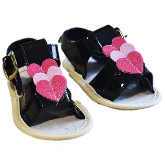 Sandalias Bebé Niña Meloso Zapato Negro 