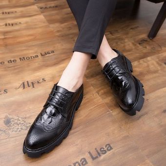 Men Fashion Oxfords Formal Business Leather Shoe 