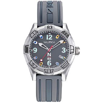 Reloj N utica NAPPOF901 an logo para hombre gris Linio Colombia