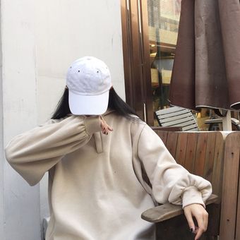 Moda Mujeres Manga Larga Sudaderas Sudaderas Casual Color Sólido Sudaderas Top 