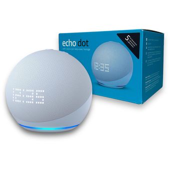 Parlante Inteligente Alexa Echo Dot Black 5ta Generacion - PC Speed