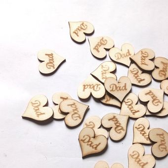 Palabras de madera Palabras letras dispersión decoración adornos día padre regalos artesanía 