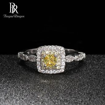Bague Ringen Fashion Silver 925 Jewelry Woman Ring Geometry 