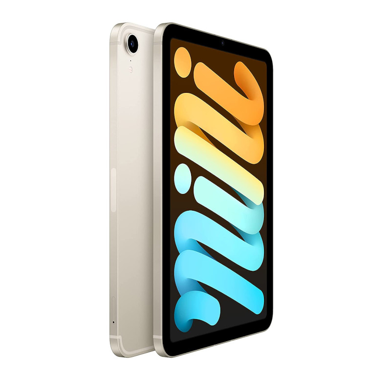 Apple 2021 iPad Mini (6th gen) (Wi-Fi + Cellular, 64 GB) - Blanco Estelar