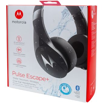 Audífonos Bluetooth Motorola Escape Plus Water Resistant Negro 