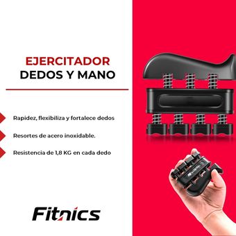 Set Hand Grip Ejercitador Manos Y Antebrazo Fitnics 10-60 Kg FITNICS