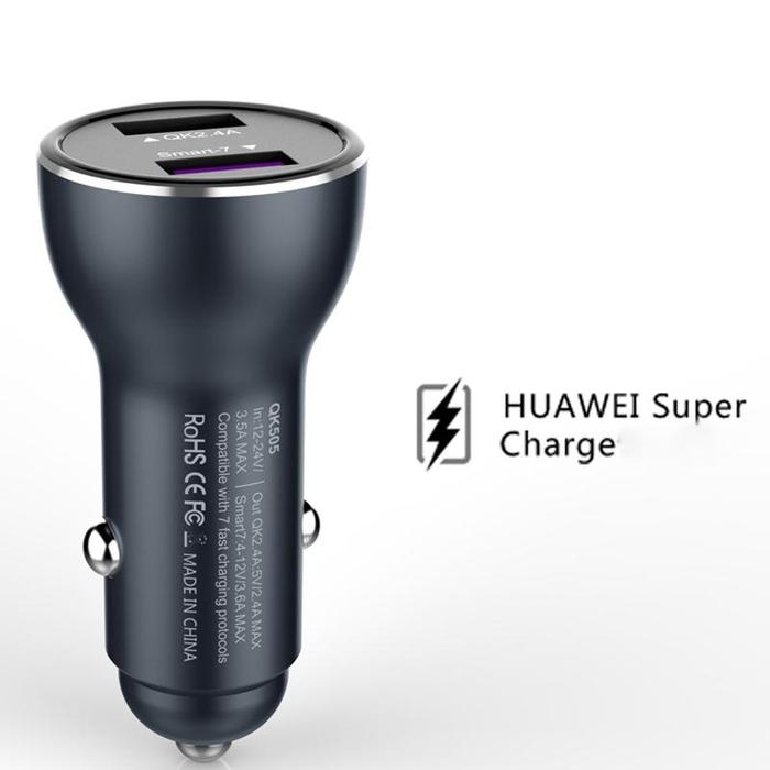 Super Cargador Auto Para Huawei / Super Carga / 2 Puertos