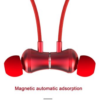Auricular inalámbrico Auricular Magnético Deporte Manos libres Auriculares In-Ear Estéreo Bajo 