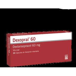 Dexopral 60 Siegfried   Dexlansoprazol 60Mg Caja X 30Cap