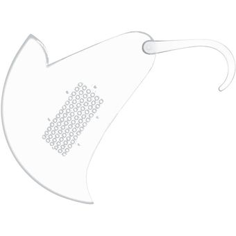 Máscara protectora PC material anti-caída antihumo conveniente escudo facial 