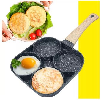 Sarten 4 Puestos Para Huevos Arepas Pancakes