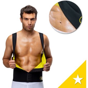 Faja Chaleco Deportivo Térmico Reductor De Abdomen Para Hombre