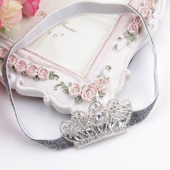 1pc Tocado Rhinestone Bebé Tocado De Bebé Cinturón De Pelo 