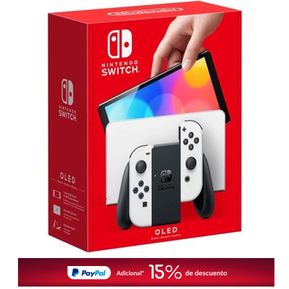 Consola Nintendo Switch Oled White Joy Con