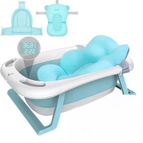 Bañera tina para bebe plegable + cojin marca induhogar